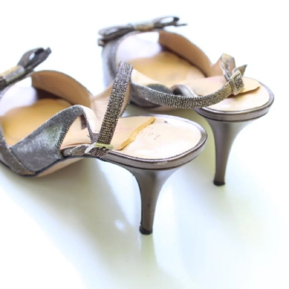 Kate Spade sling back bow pumps